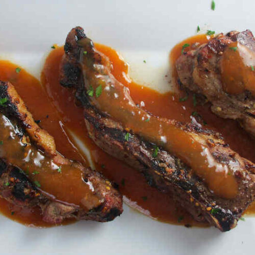 Spicy Sweet-and-Sour Grilled Country-Style Ribs
