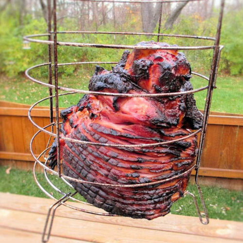 Spiral Ham on the Char Broil Big Easy Life s A Tomato