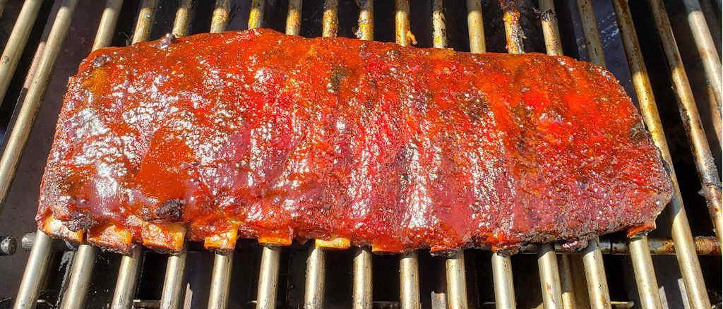 St Louis-Style Ribs on a Gas Grill