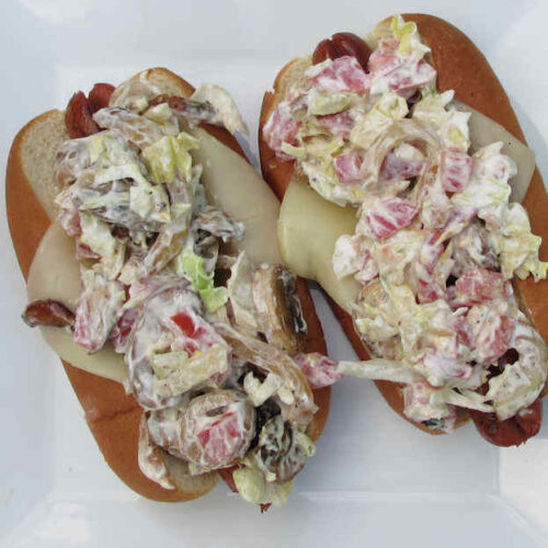 Stroganoff Hot Dogs