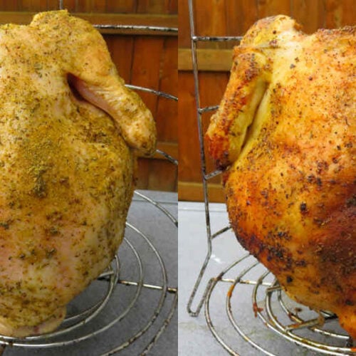Stubb's Chicken Rub Chicken on the Char-Broil Big Easy