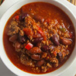 Three-Meat Spicy Chili