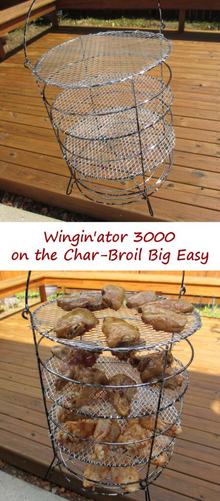 Wingin'ator 3000 on the Char-Broil Big Easy