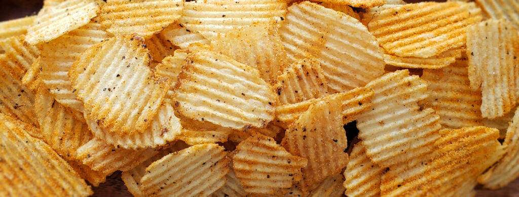 Quick Fix Parmesan Garlic Potato Chips