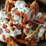 Bacon and Blue Cheese French Fries