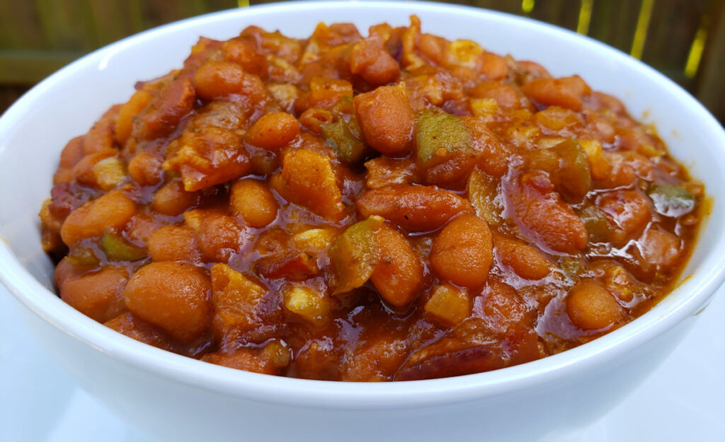 Spicy Barbecue-and-Bacon Baked Beans