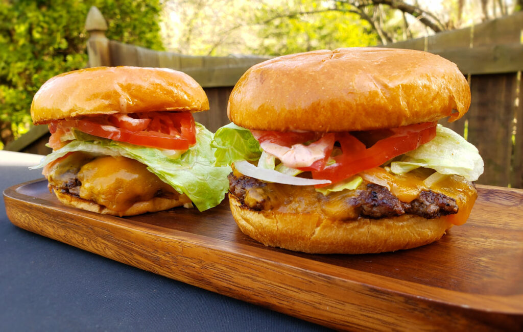 Thousand Island BBQ Smash Burgers