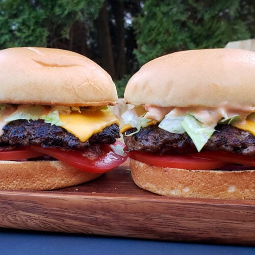 Ultimate Smash Burger with Secret Spicy Sauce