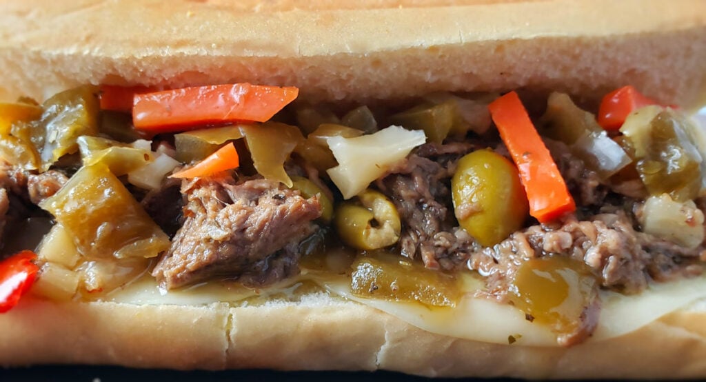 Slow Cooker Italian Beef Sandwiches