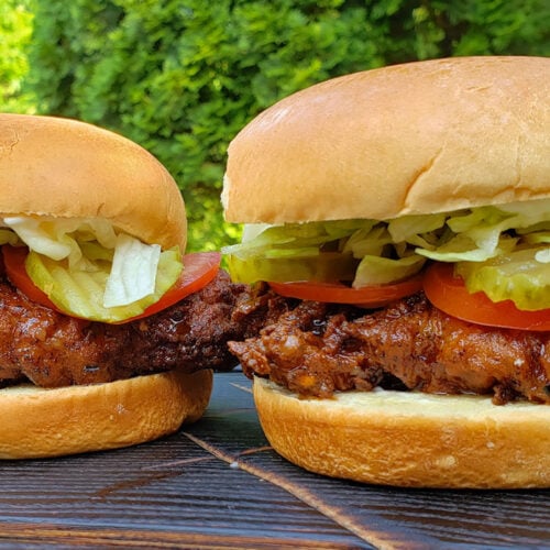 Hot Honey Fried Chicken Sandwiches