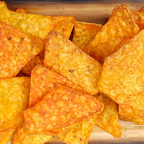 Cedar Planked Spicy Nacho Cheese Doritos