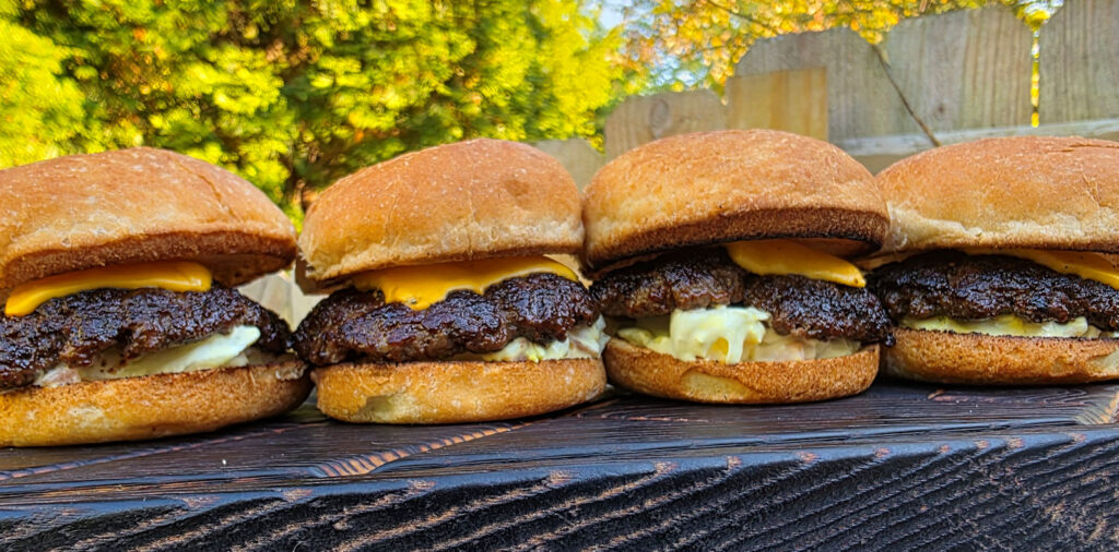 Beef Bouillon Slider Smash Burgers