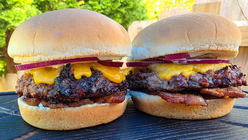 Cheddar Bacon Burgers