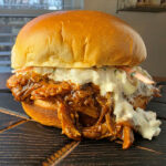 Slow Cooker Appalachian Pulled Pork with Sweet and Sour Coleslaw