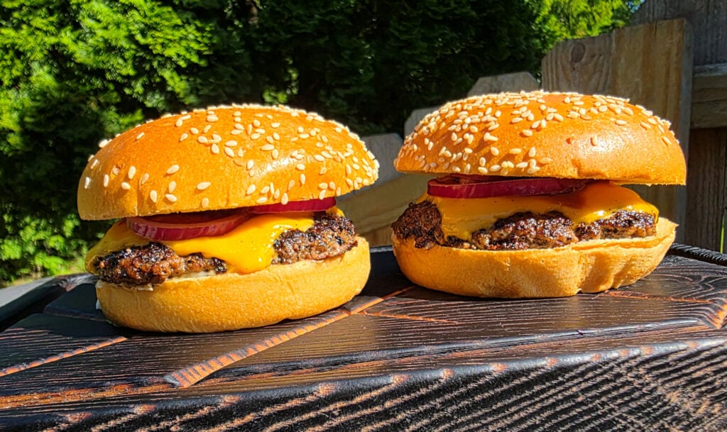 BBQ Velveeta Smash Burgers