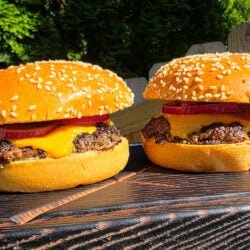 BBQ Velveeta Smash Burgers