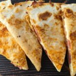 Italian Sub Quesadillas using an Outdoor Griddle