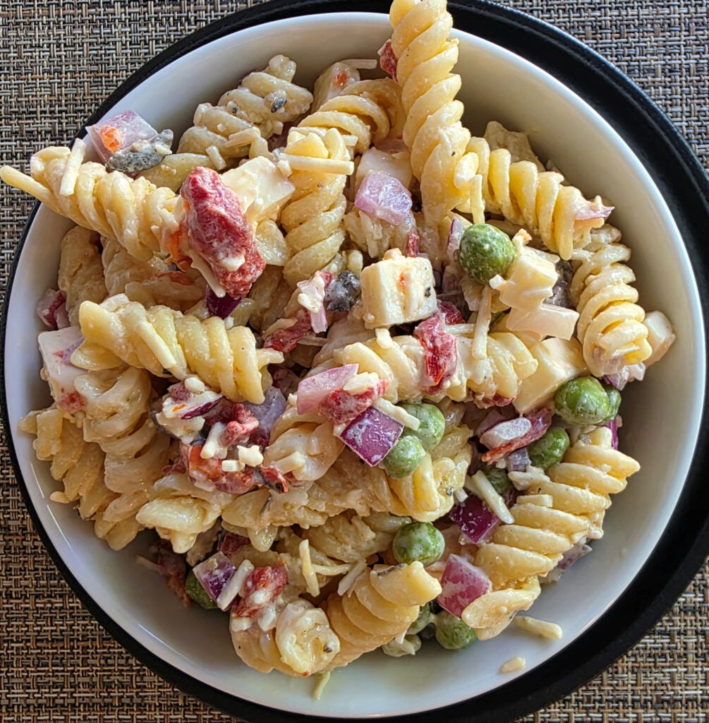 Caesar Parmesan Pasta Salad
