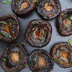 Easy Grilled Balsamic Mushrooms
