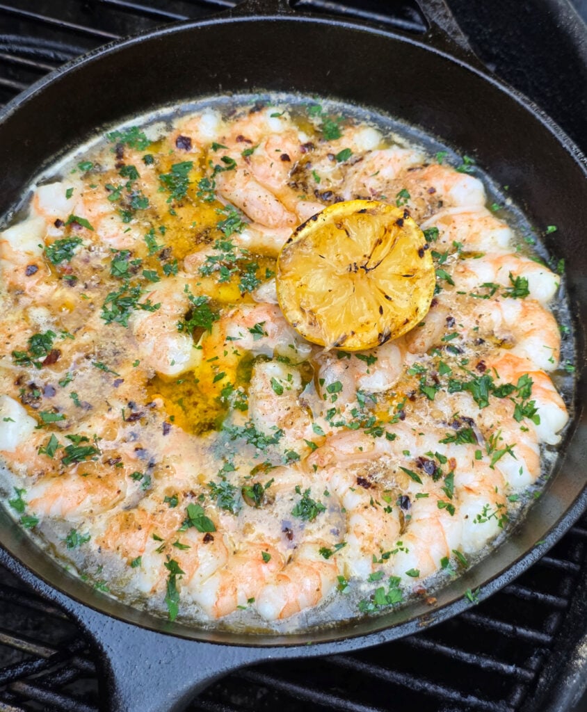 Grilled Butter Garlic Shrimp