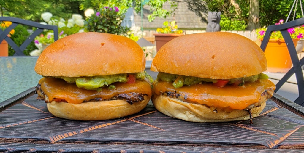 Jalapeno Cheddar Chicken Burgers